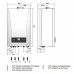 Котел газовый настенный BAXI ECO NOVA 24F двухконтурный 24 кВт 100021428