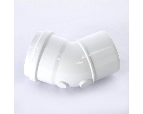 Отвод Baxi 45° d=80 мм алюминиевый эмалированный KHG71401811
