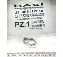 Клипса крепежная теплообменника Baxi JJJ 5112510