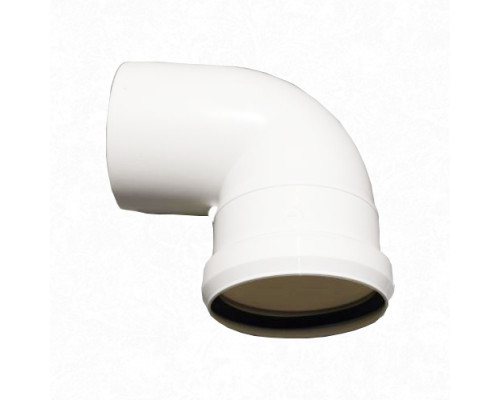 Отвод полипропиленовый 87° Baxi диам. 110 мм HT KUG 71413301