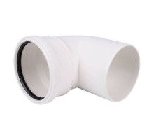 Отвод полипропиленовый Baxi 90° 80 мм HT KHG71407541