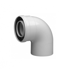 Отвод коаксиальный Baxi полипропиленовый 87° 60/100 мм KMT71405971