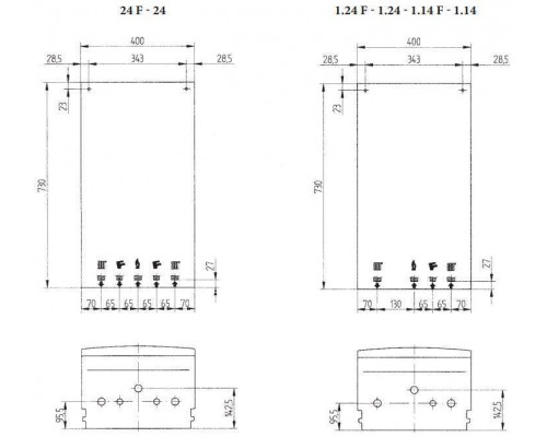 Котёл газовый Baxi ECO Four 1.14 настенный одноконтурный атмосферный CSE46114354